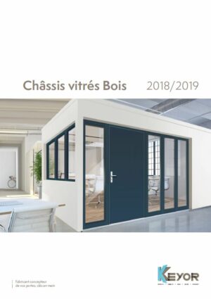 Châssis en bois vitrés