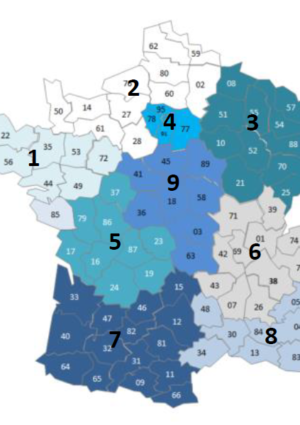Carte commerciale réseau Négoce