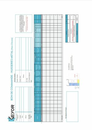 Bon de commande huisseries métal ( Hors Chrono)