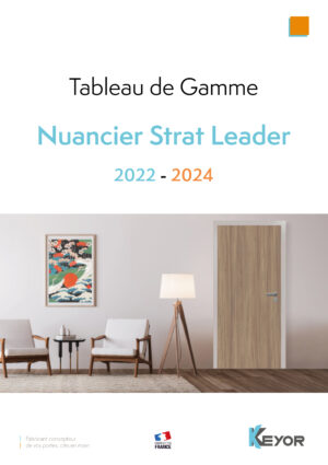 Tableau de gamme nuancier strat leader Bois