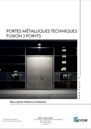 Portes Métalliques Techniques – Fusion 3 points